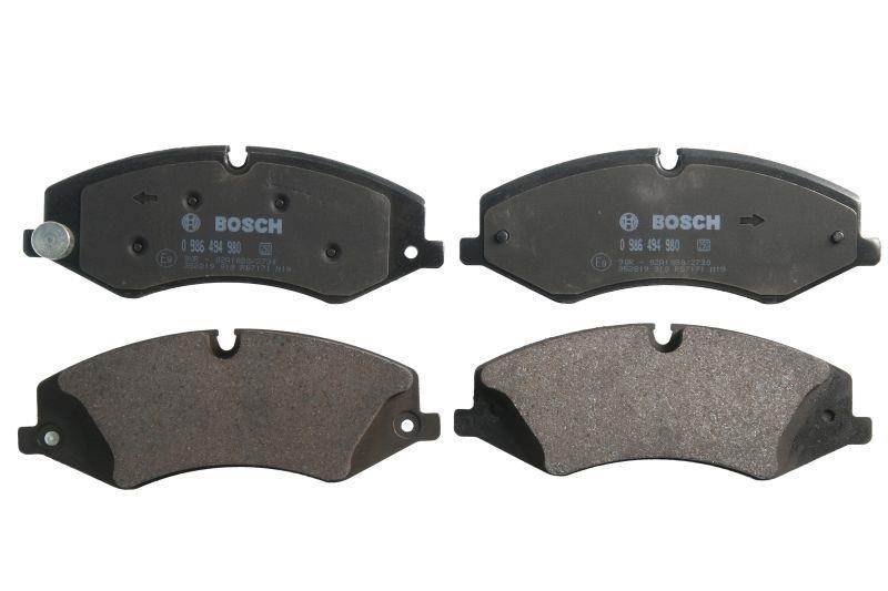 Bosch 0986494980 Brake Pad Set, disc brake 0986494980