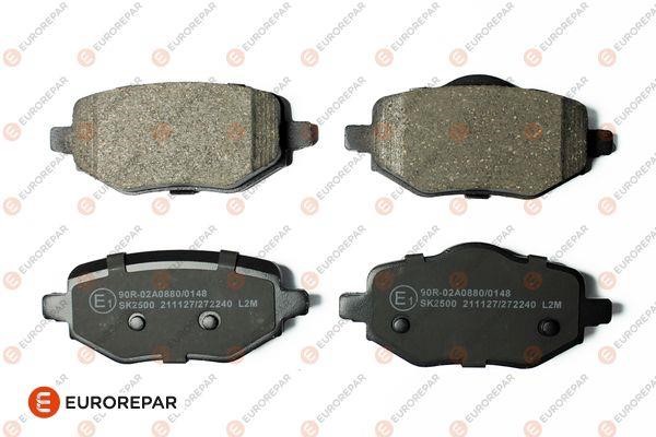 Disc brake pad set Opel Mokka: 1689800380 Eurorepar Brake pad set