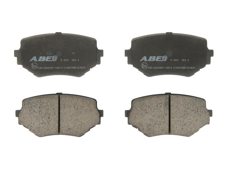 ABE C18001ABE Front disc brake pads, set C18001ABE