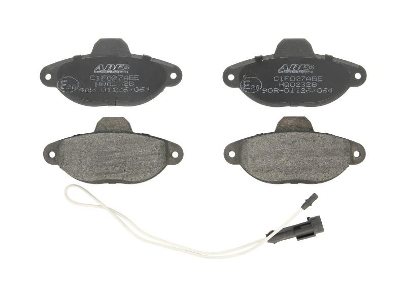 ABE C1F027ABE Front disc brake pads, set C1F027ABE