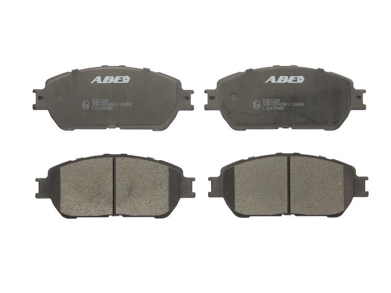 ABE C12125ABE Front disc brake pads, set C12125ABE