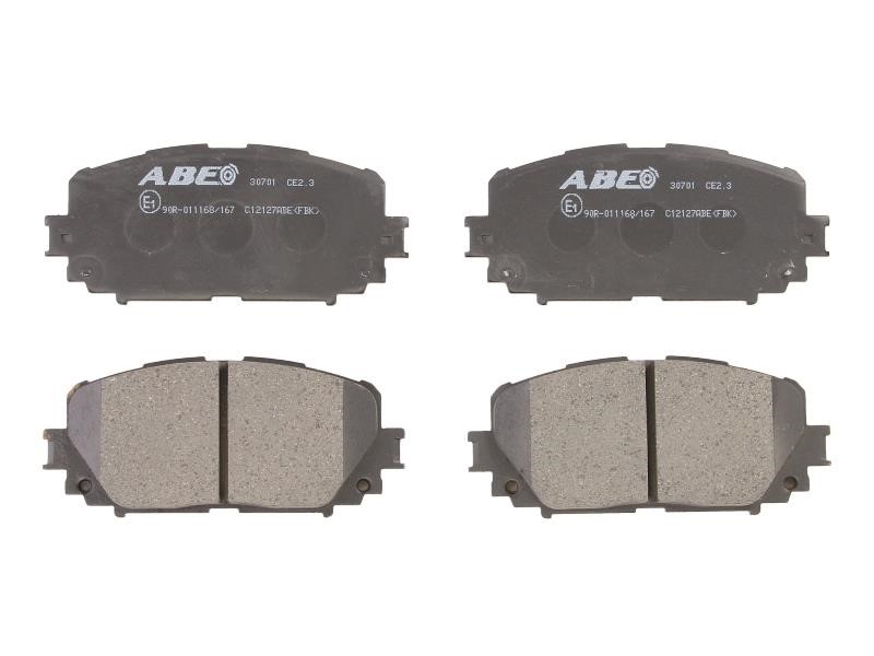 ABE C12127ABE Front disc brake pads, set C12127ABE