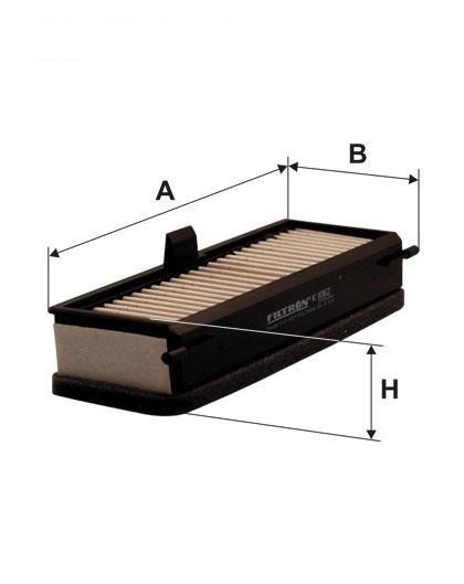 Filtron K1062-2X Cabin filter K10622X K10622X Filtron Cabin filter