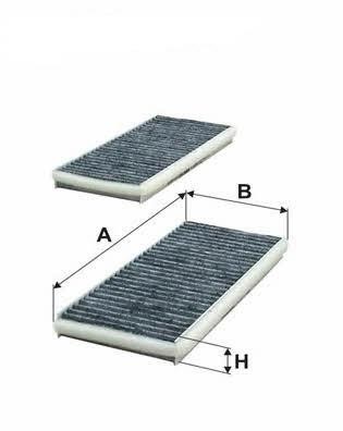 Filtron K 1319A-2X Activated Carbon Cabin Filter K1319A2X