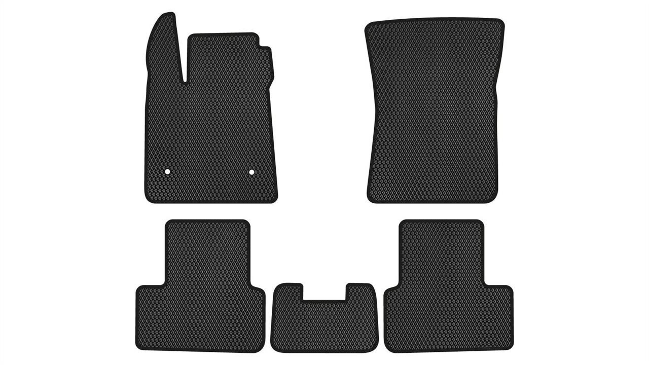 EVAtech RT51852C5RD2RBB Floor mats for Renault Megane (2015-2021), black RT51852C5RD2RBB