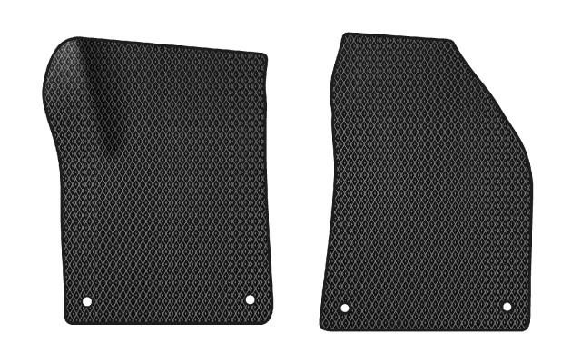 EVAtech JP12822AE2LA4RBB Floor mats for Jeep Cherokee (2014-), black JP12822AE2LA4RBB