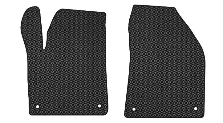EVAtech JP12822AV2LA4RBB Floor mats for Jeep Cherokee (2014-), black JP12822AV2LA4RBB