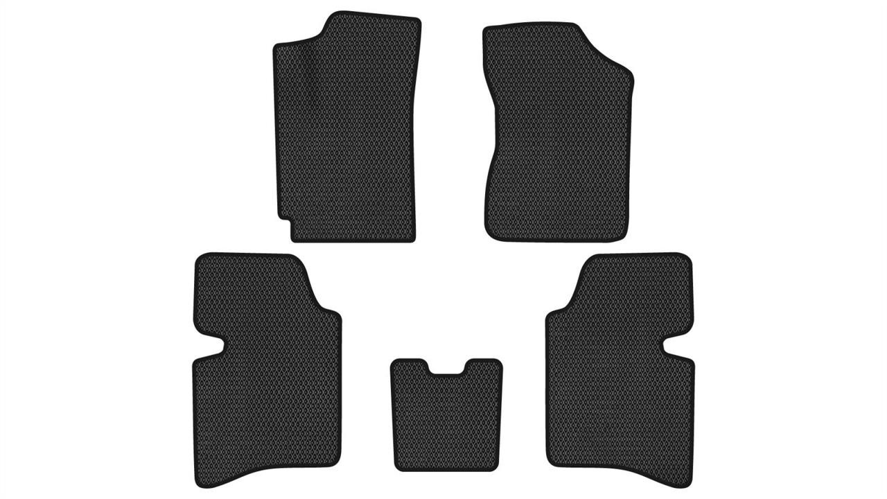 EVAtech GY1601CE5RBB Floor mats for Geely MK (2006-), black GY1601CE5RBB