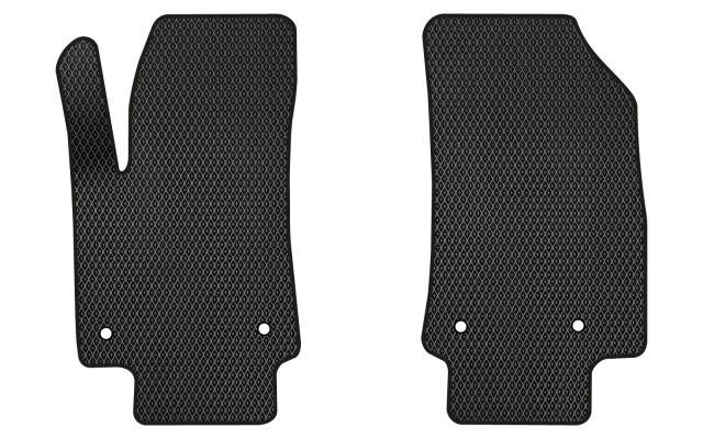 EVAtech OL42865AV2OU4RBB Floor mats for Opel Crossland X (2017-), black OL42865AV2OU4RBB