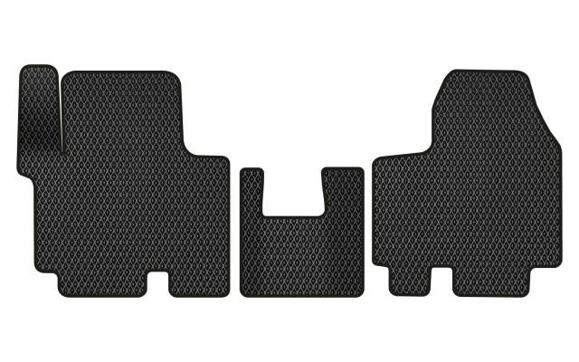 EVAtech OL51976AV2RBB Floor mats for Opel Vivaro (2001-2014), black OL51976AV2RBB
