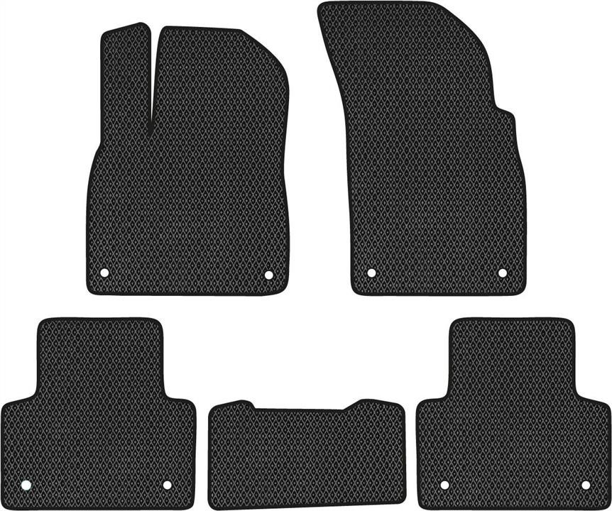 EVAtech AU11153CV5AV8RBB Floor mats for Audi Q7 (2015-2020), black AU11153CV5AV8RBB