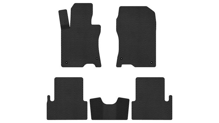 EVAtech HA42982C5TL4RBB Floor mats for Honda Accord (2008-2013), black HA42982C5TL4RBB
