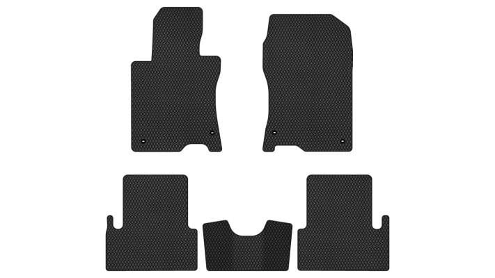 EVAtech HA373CB5TL4RBB Floor mats for Honda Accord (2008-2013), black HA373CB5TL4RBB