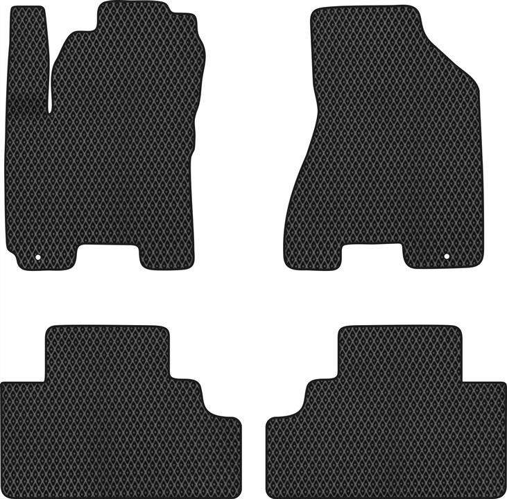 EVAtech KI2954PVC4LA2RBB Floor mats for Kia Sportage (2004-2010), black KI2954PVC4LA2RBB