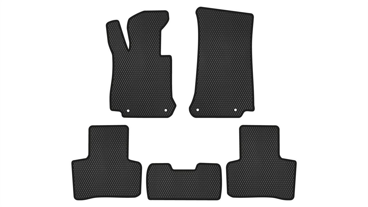 EVAtech MB11721C5MS4RBB Floor mats for Mercedes GLC-Class Coupe (2015-), black MB11721C5MS4RBB