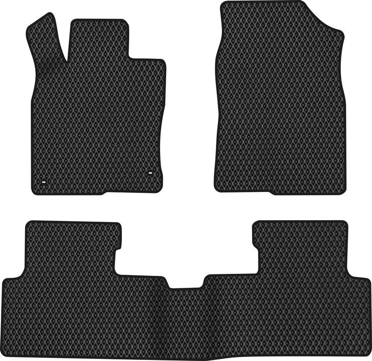 EVAtech HA1675ZV3RBBE Floor mats for Honda Civic (2015-2021), black HA1675ZV3RBBE