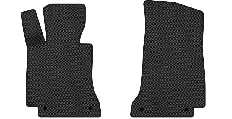 EVAtech MB3796A2MS4RBB Floor mats for Mercedes C-Class (2014-2021), black MB3796A2MS4RBB