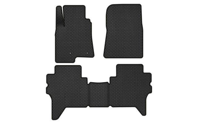 EVAtech MT32719Z3LA2RBB Floor mats for Mitsubishi Pajero Wagon (2006-2021), black MT32719Z3LA2RBB
