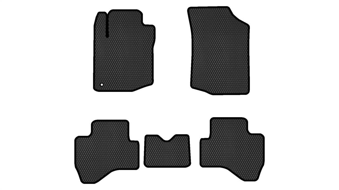 EVAtech TY52728CV5LA1RBB Floor mats for Toyota Aygo (2005-2014), black TY52728CV5LA1RBB