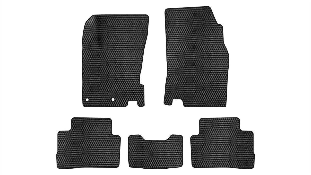 EVAtech NS1808CD5AV2RBB Floor mats for Nissan Qashqai (2021-), black NS1808CD5AV2RBB