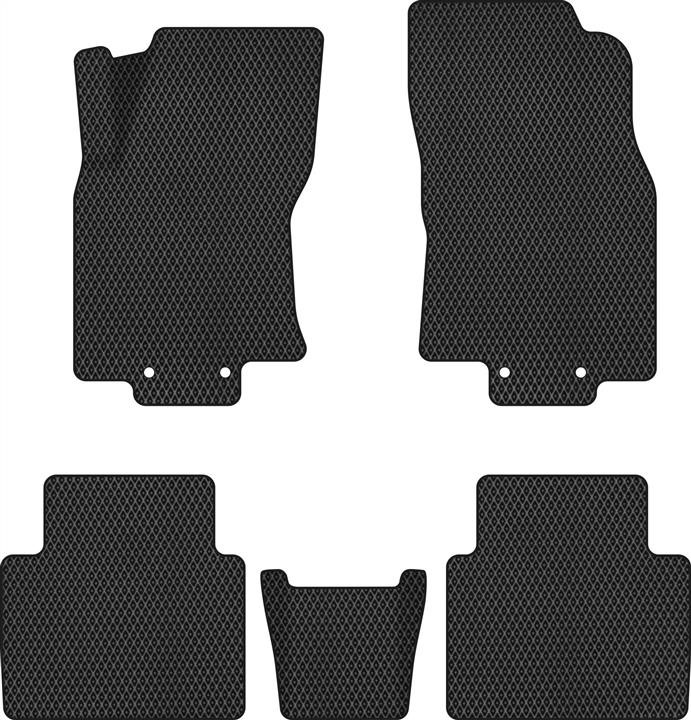 EVAtech NS3492CD5LP4RBB Floor mats for Nissan X-Trail (2013-2017), black NS3492CD5LP4RBB