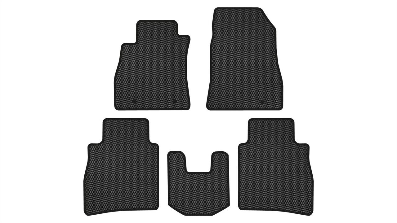 EVAtech NS11331CG5RN3RBB Floor mats for Nissan Sentra (2014-), black NS11331CG5RN3RBB