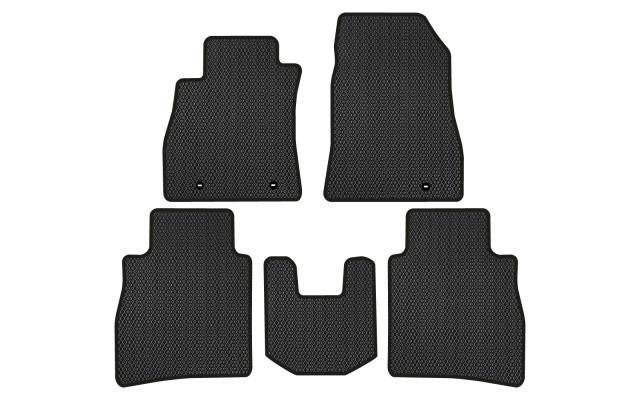 EVAtech NS12936CG5TL3RBB Floor mats for Nissan Sentra (2014-), black NS12936CG5TL3RBB
