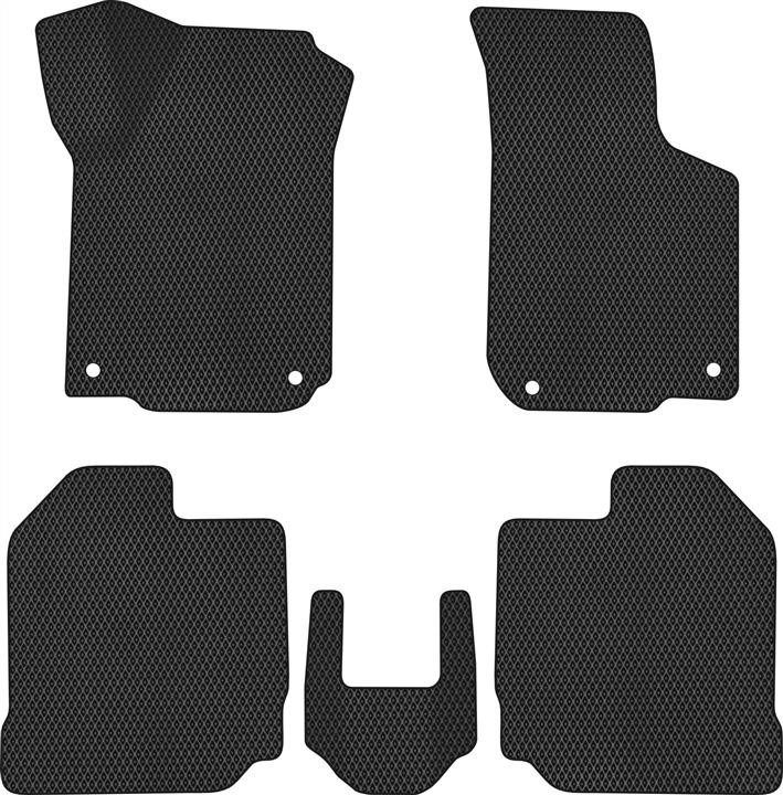 EVAtech SK11546CE5AV4RBB Floor mats for Skoda Octavia A4 Tour (1996-2010), black SK11546CE5AV4RBB