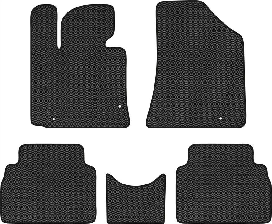 EVAtech KI21994CV5LA3RBB Floor mats for Kia Sportage (2010-2015), black KI21994CV5LA3RBB