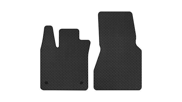 EVAtech SR21873A2MS2RBB Floor mats for Smart Fortwo (2014-), black SR21873A2MS2RBB