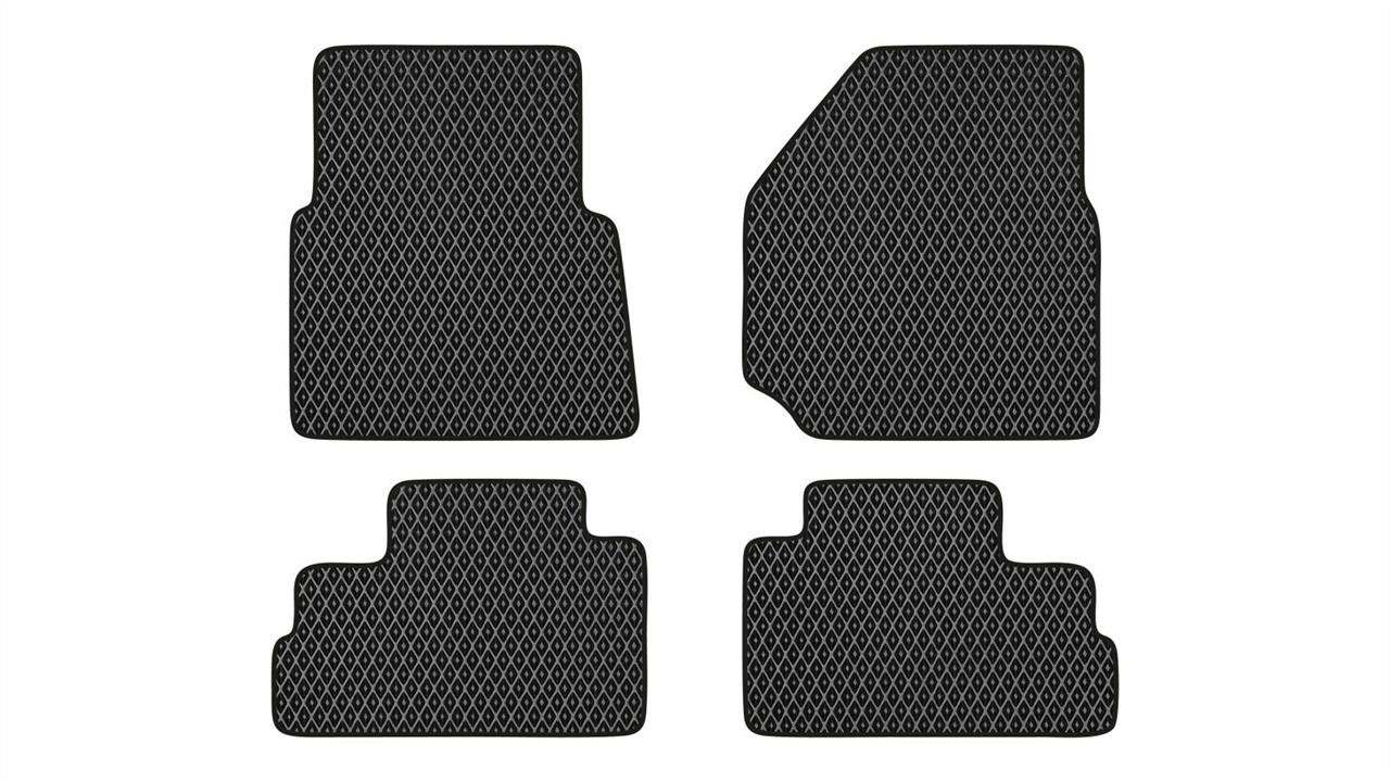 EVAtech LR22295PB4RBB Floor mats for Land Rover Defender (1990-2016), black LR22295PB4RBB