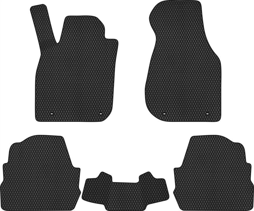 EVAtech AU12449CV5TL4RBB Floor mats for Audi A6 (1997-2000), black AU12449CV5TL4RBB