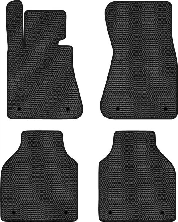 EVAtech BM21876P4BW8RBB Floor mats for BMW 7 Series (2001-2008), black BM21876P4BW8RBB