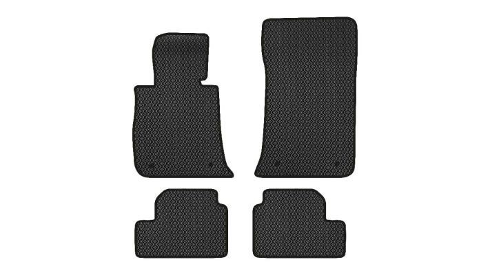 EVAtech BM21608PB4BW4RBB Floor mats for BMW 3 Series (2005-2013), black BM21608PB4BW4RBB