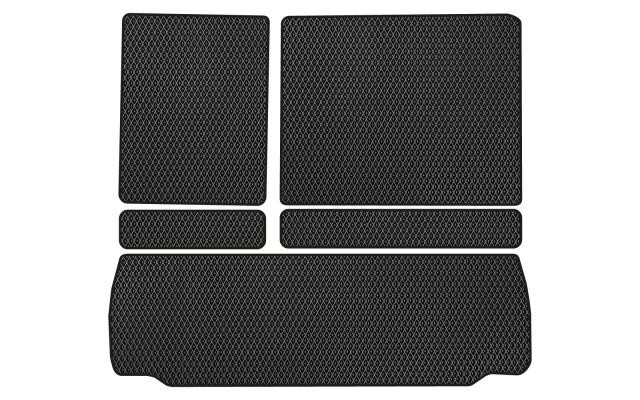 EVAtech TY11030BE5RBB Trunk mat for Toyota Sequoia (2008-), black TY11030BE5RBB