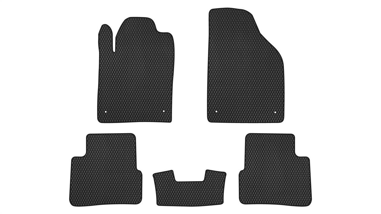 EVAtech DE1865CV5LA4RBBE Floor mats for Dodge Dart (2012-2016), black DE1865CV5LA4RBBE