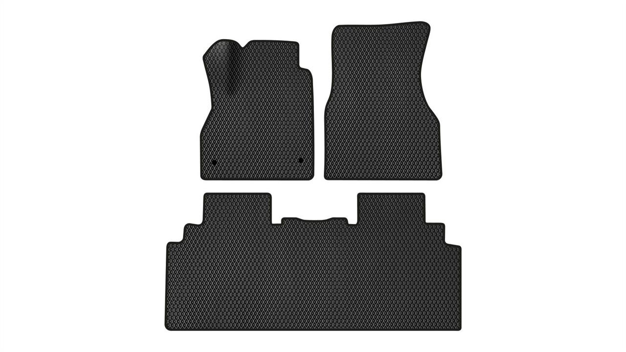 EVAtech RT12532ZD3RN2RBB Floor mats for Renault Kangoo Maxi (2013-2021), black RT12532ZD3RN2RBB