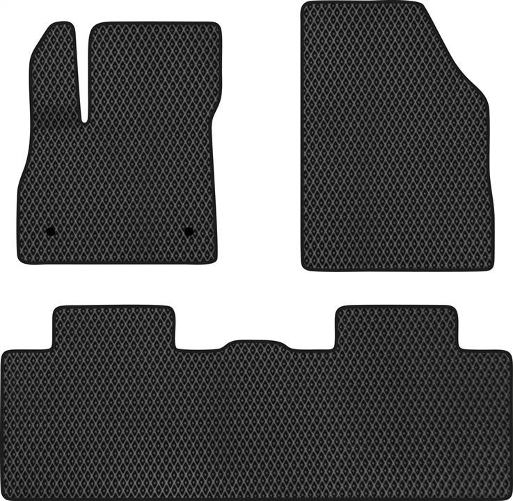 EVAtech RT22093ZV3RN2RBB Floor mats for Renault Espace (2015-), black RT22093ZV3RN2RBB