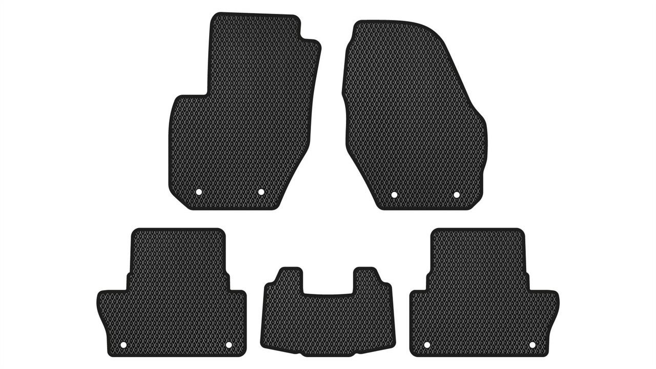 EVAtech VV3292CG5VL8RBB Floor mats for Volvo XC60 (2008-2017), black VV3292CG5VL8RBB