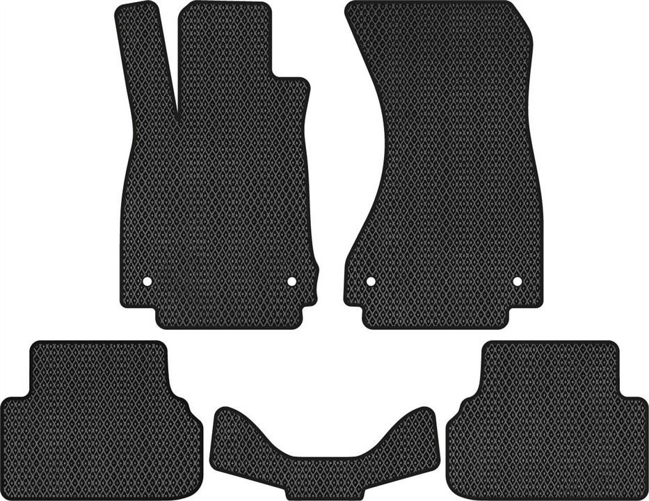 EVAtech AU31898C5AV4RBB Floor mats for Audi A4 Allroad (2016-), black AU31898C5AV4RBB