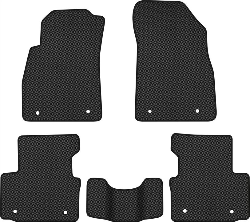EVAtech OL11098CG5AV8RBB Floor mats for Opel Insignia (2008-2017), black OL11098CG5AV8RBB