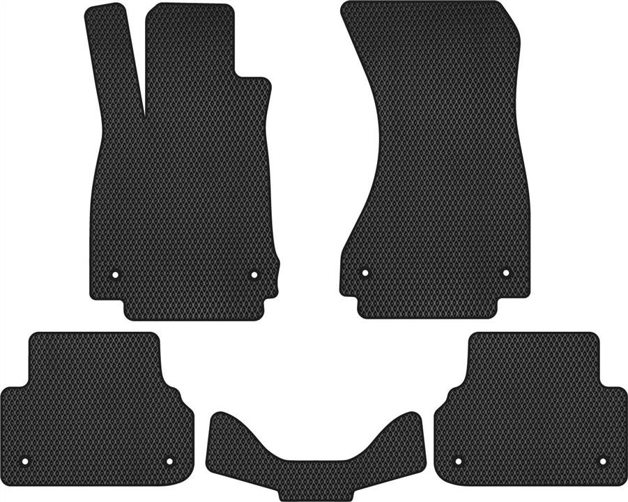 EVAtech AU31610C5AV8RBB Floor mats for Audi A4 (2015-), black AU31610C5AV8RBB