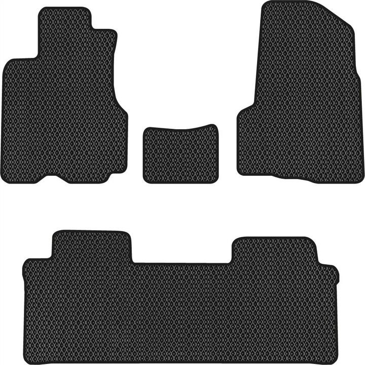 EVAtech HA51753ZB4RBB Floor mats for Honda CR-V (2001-2006), black HA51753ZB4RBB