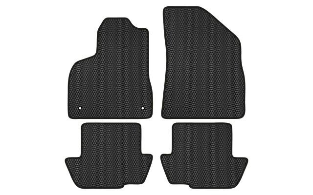 EVAtech CN22668PG4CP2RBB Floor mats for Citroen DS5 (2011-2015), black CN22668PG4CP2RBB