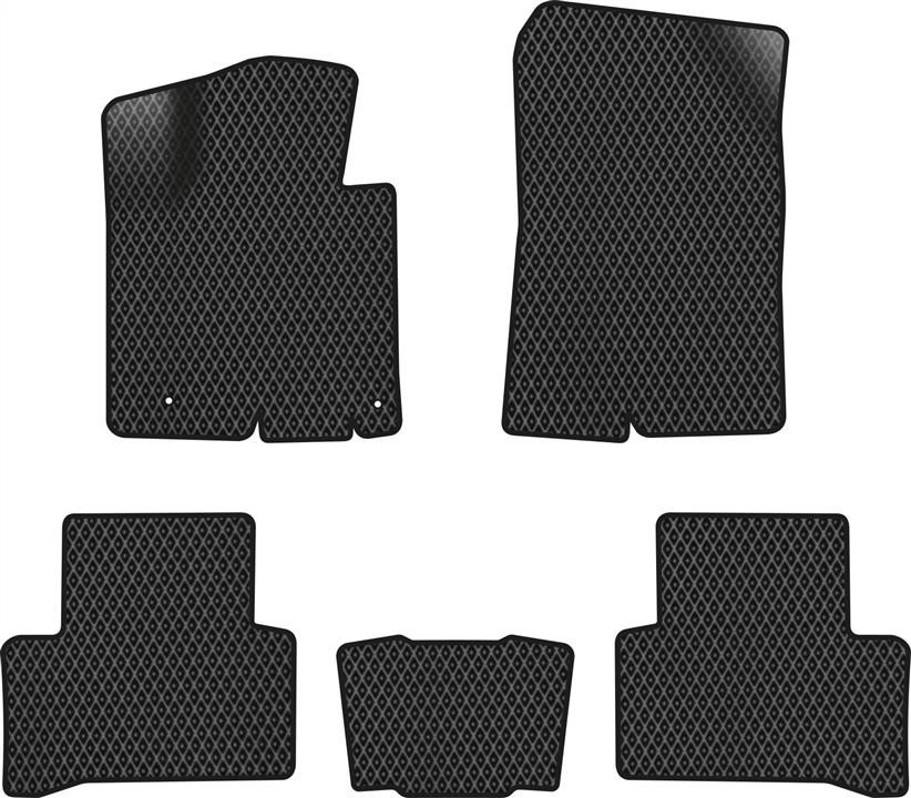 EVAtech HY1519CD5LS2RBB Floor mats for Hyundai Tucson (2021-), black HY1519CD5LS2RBB