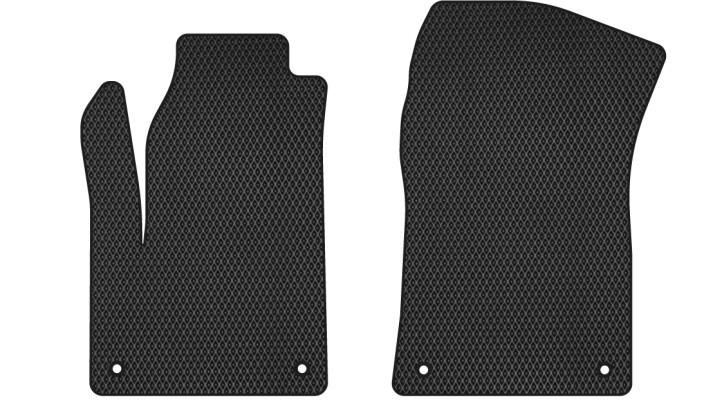 EVAtech JP398A2TL4RBB Floor mats for Jeep Cherokee (2014-), black JP398A2TL4RBB