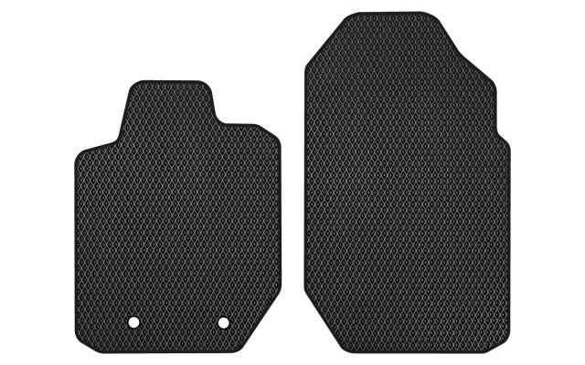 EVAtech FD12740AG2FC2RBB Floor mats for Ford Ranger (2016-), black FD12740AG2FC2RBB