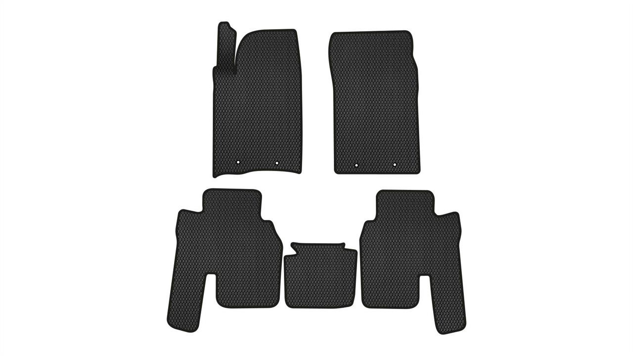 EVAtech SY42545C5CP4RBB Floor mats for SsangYong Actyon (2006-2012), black SY42545C5CP4RBB