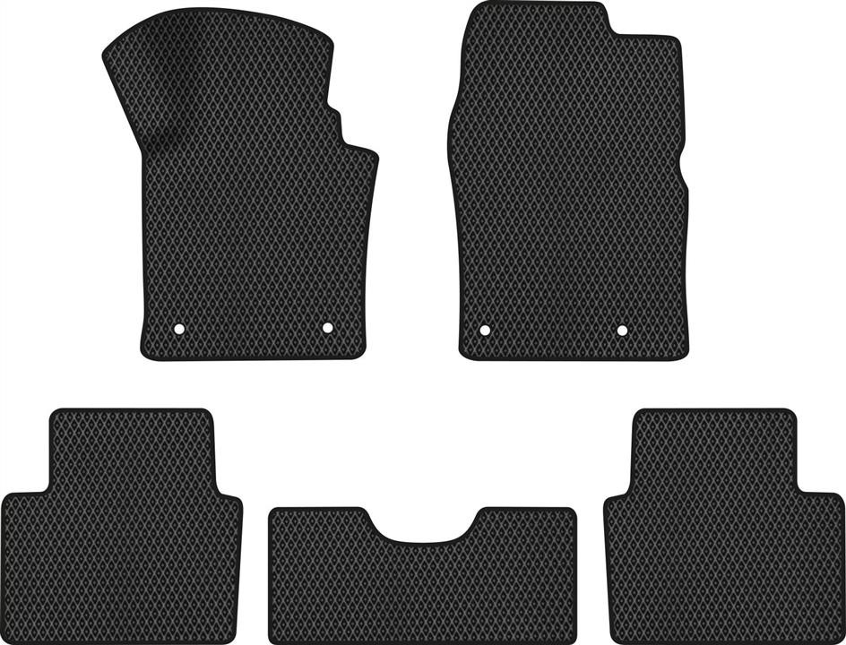 EVAtech MZ11717CD5VL4RBB Floor mats for Mazda 3 (2019-), black MZ11717CD5VL4RBB