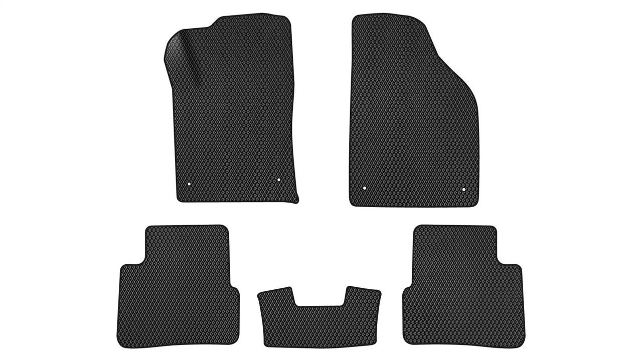 EVAtech DE1865CE5LA4RBB Floor mats for Dodge Dart (2012-2016), black DE1865CE5LA4RBB